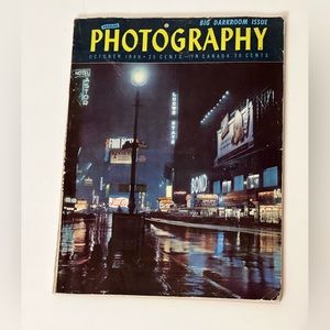 Rare collection item - photography magazine October 1946